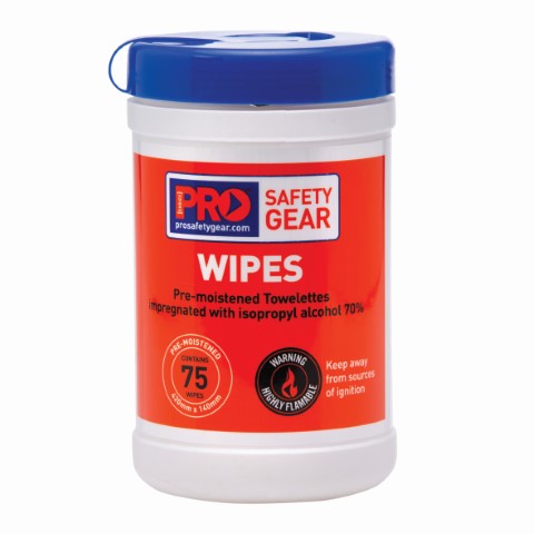 PRO ISO PROPYL WIPES 75 WIPE CANNISTER 